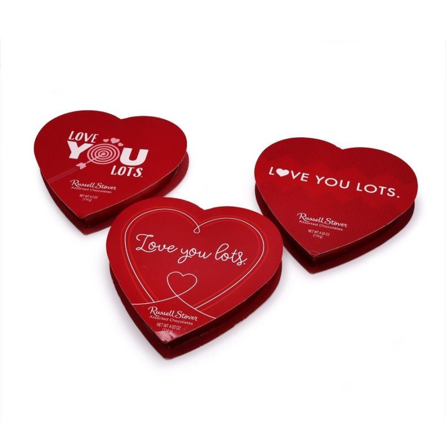 Valentines Day Russell Stover | Assorted Chocolates Love Ya Lots Heart Box, 4.03 Oz.