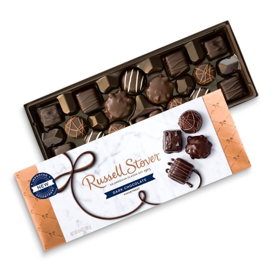 Chocolate Russell Stover | Dark Chocolate Assortment, 9.4 Oz. Box