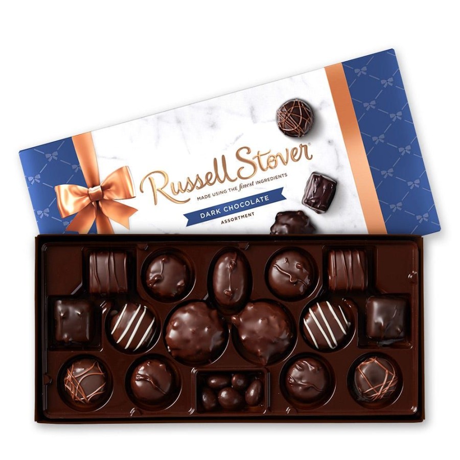 Chocolate Russell Stover | Dark Chocolate Assortment, 9.4 Oz. Box