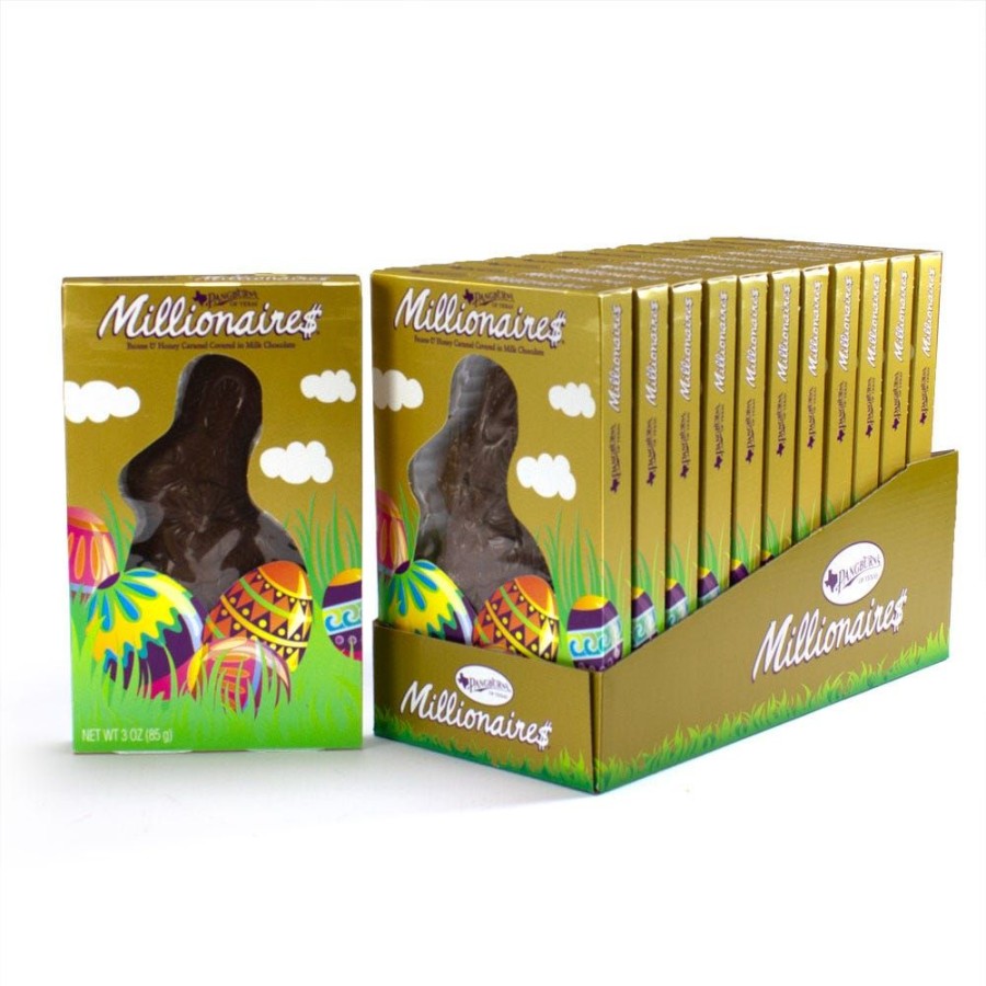 Easter Russell Stover | Millionaire$ Flatback Rabbit, 3 Oz., Case Of 12