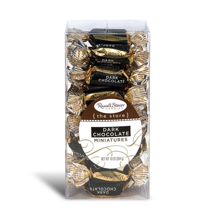 Chocolate Russell Stover | Dark Chocolate Miniatures, 10 Oz. Box