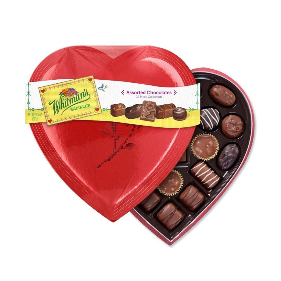 Chocolate Russell Stover | Whitman'S Sampler® Assorted Chocolates Heart, 10.3 Oz.