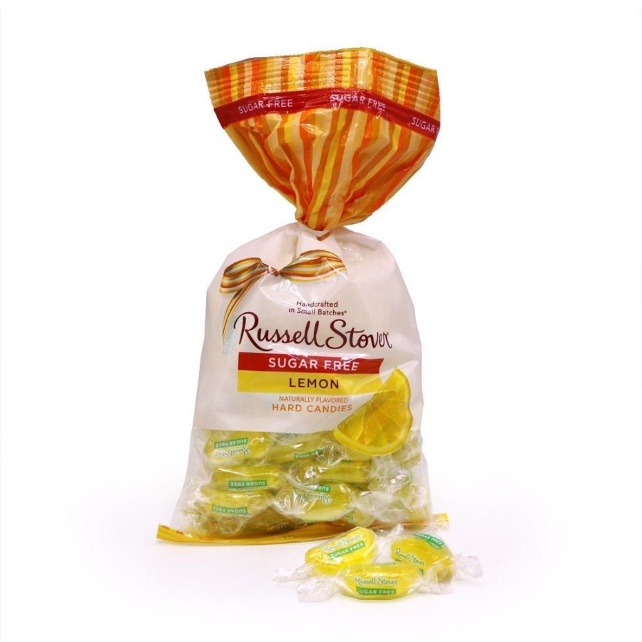 Chocolate Russell Stover | Sugar Free Lemon Hard Candies, 12 Oz. Bag