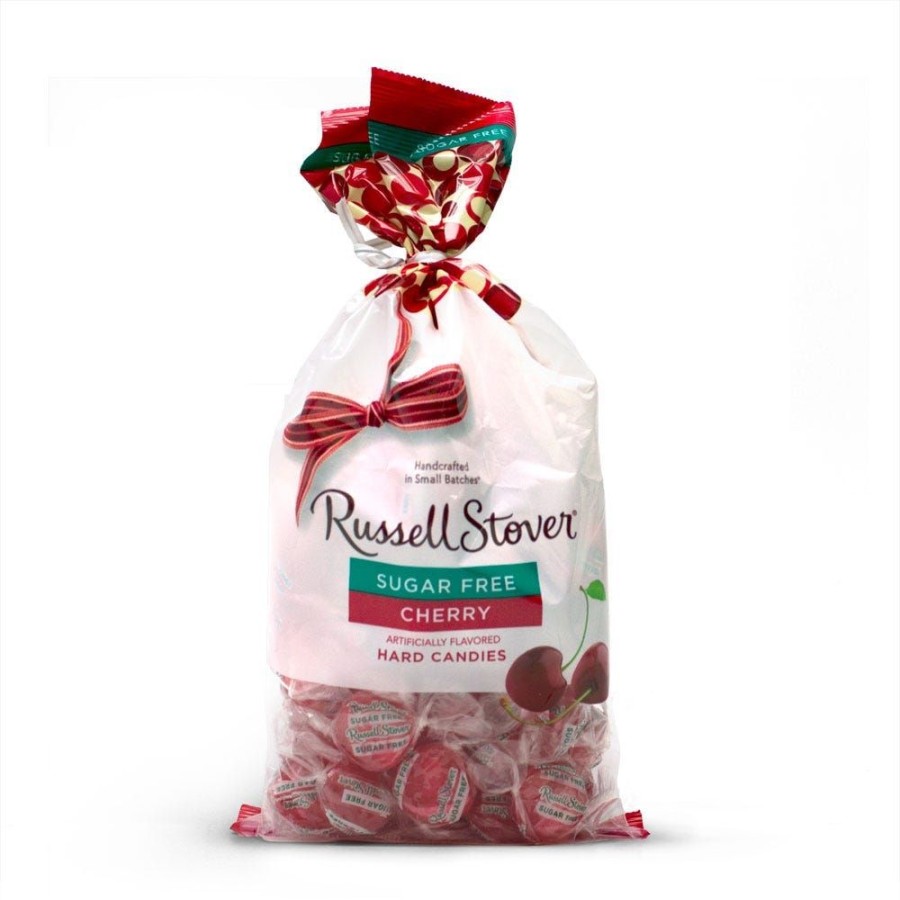 Chocolate Russell Stover | Sugar Free Cherry Hard Candies, 12 Oz. Bag