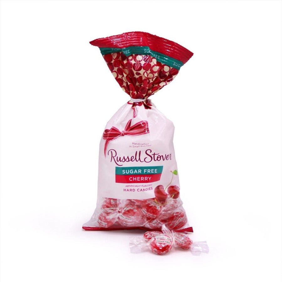 Chocolate Russell Stover | Sugar Free Cherry Hard Candies, 12 Oz. Bag