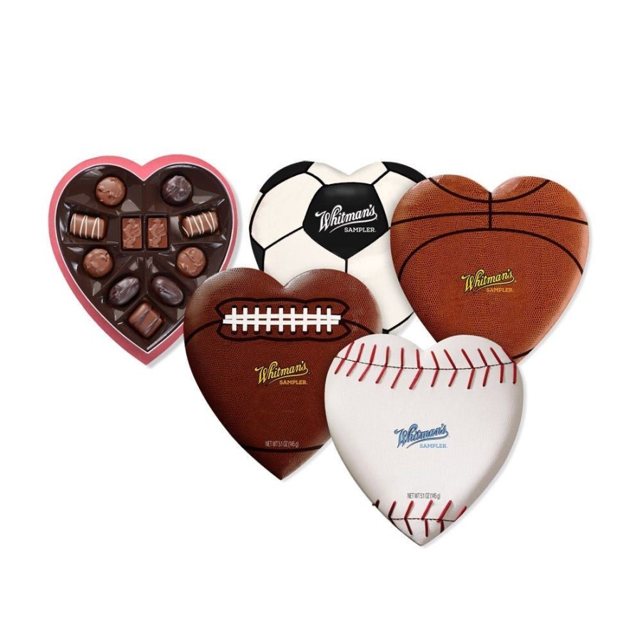 Valentines Day Russell Stover | Whitman'S Official Assorted Chocolate Sports Heart, 5.1 Oz.