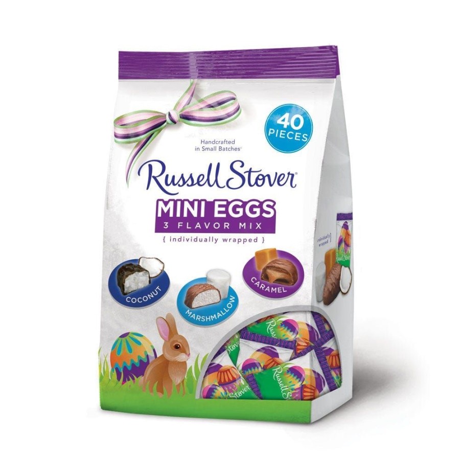 Easter Russell Stover | Assorted Mini Eggs Easter Gusset Bag, 20.6 Oz.