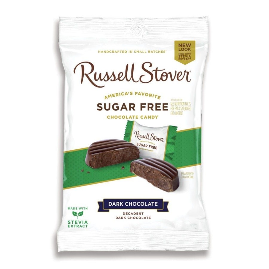 Chocolate Russell Stover | Sugar Free Dark Chocolate Medallions, 3 Oz. Bag