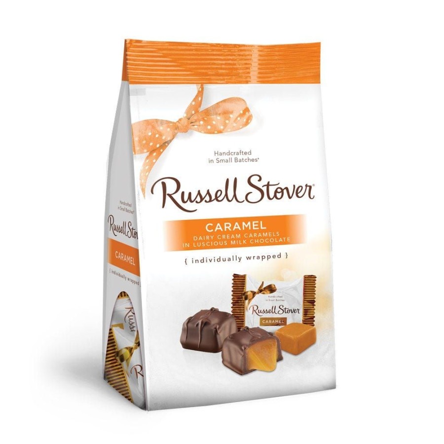 Chocolate Russell Stover | Milk Chocolate Caramels Favorites, 6 Oz. Bag