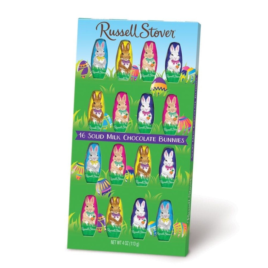 Easter Russell Stover | Solid Milk Chocolate Mini Bunnies, 4 Oz.