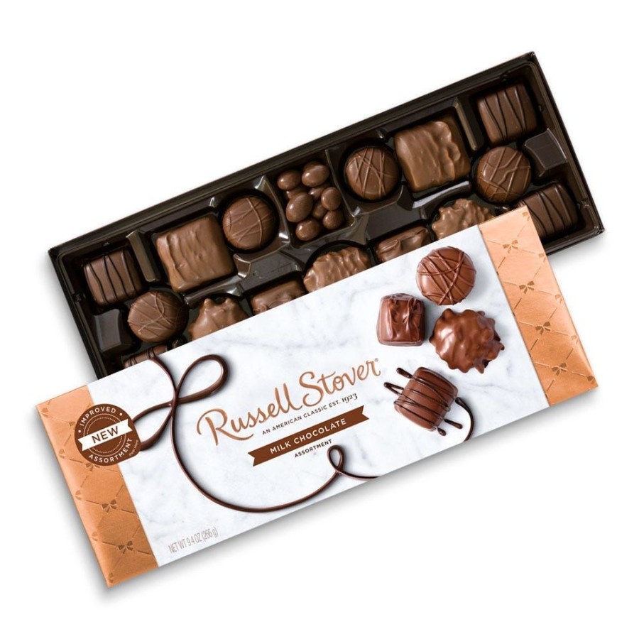 Chocolate Russell Stover | Milk Chocolate Assortment, 9.4 Oz. Box