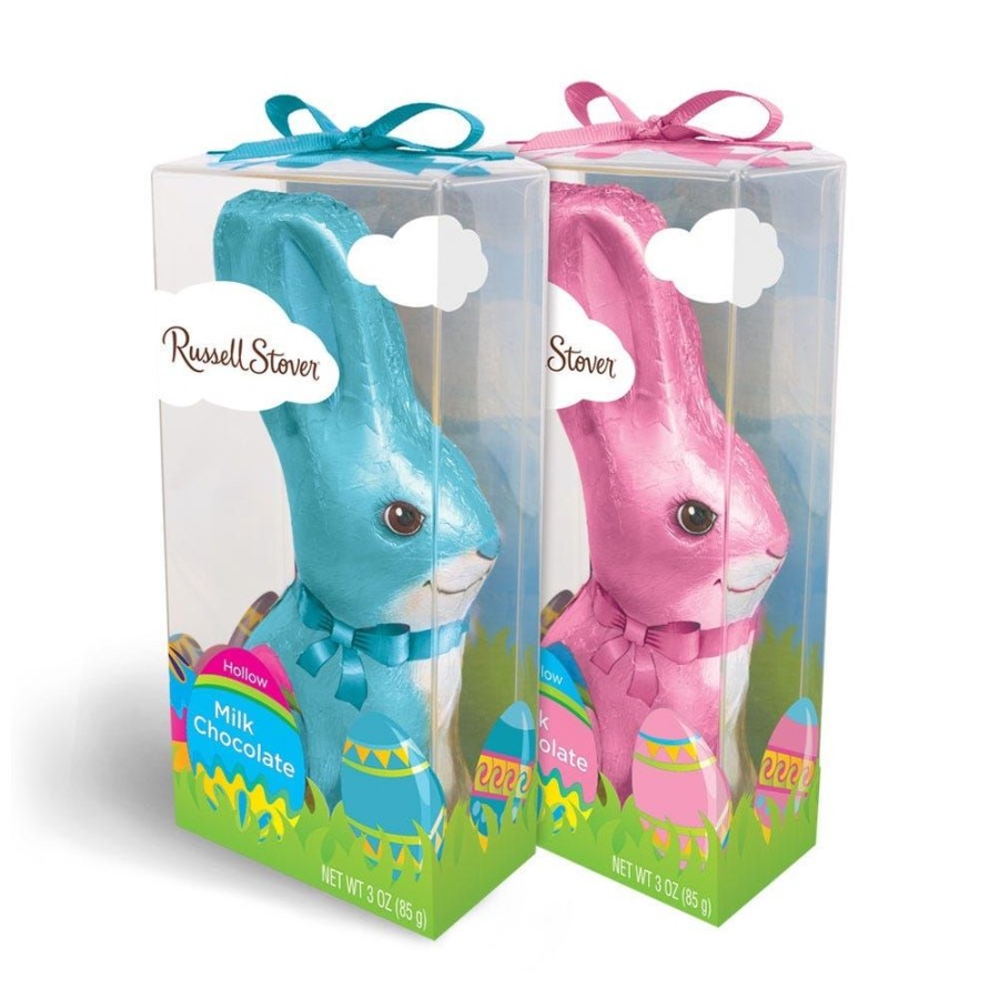 Easter Russell Stover | Milk Chocolate Hollow Rabbits, 3 Oz.