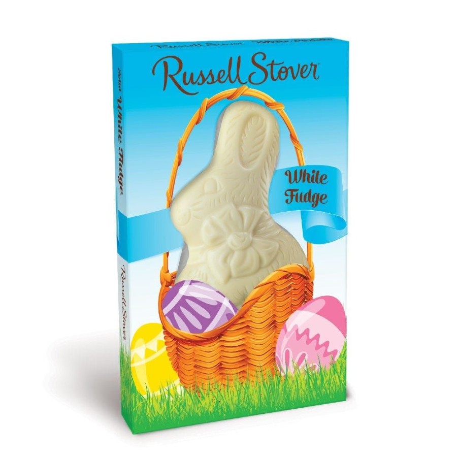 Easter Russell Stover | Solid White Fudge Rabbit, 3 Oz., Case Of 12