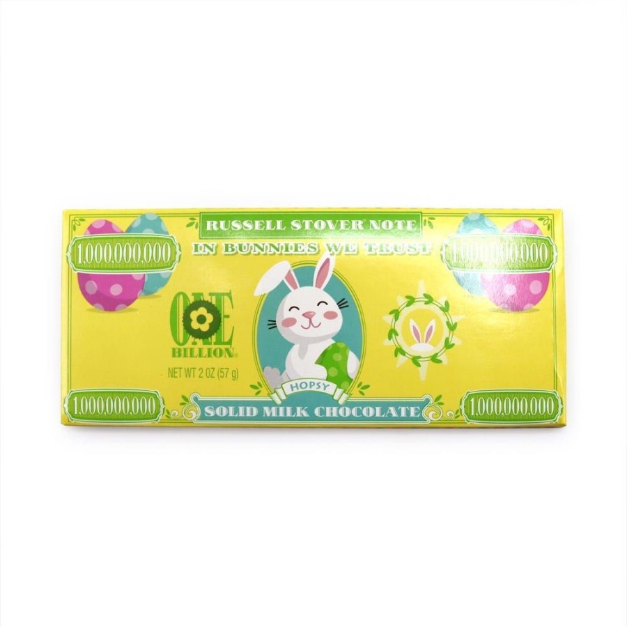 Easter Russell Stover | Bunny Money Solid Milk Chocolate Bar, 2 Oz., Case Of 18