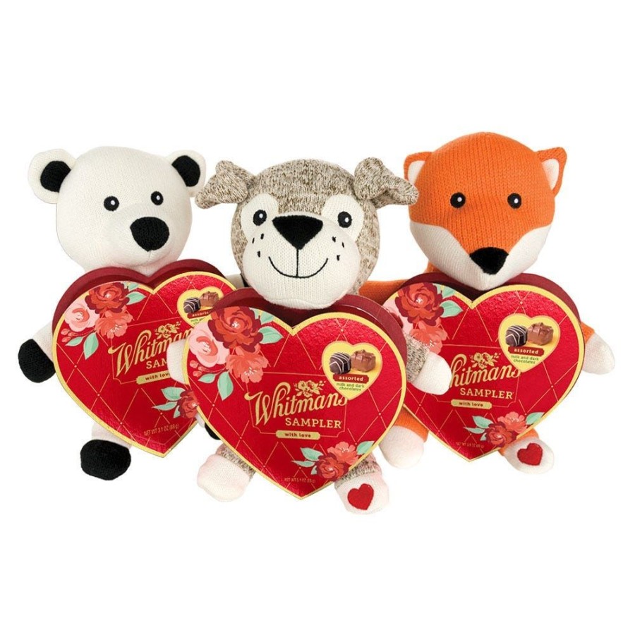 Valentines Day Russell Stover | Whitman'S Assorted Chocolates Heart, 3.1 Oz. With Plush