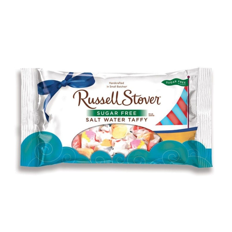 Chocolate Russell Stover | Sugar Free Salt Water Taffy, 10 Oz. Bag