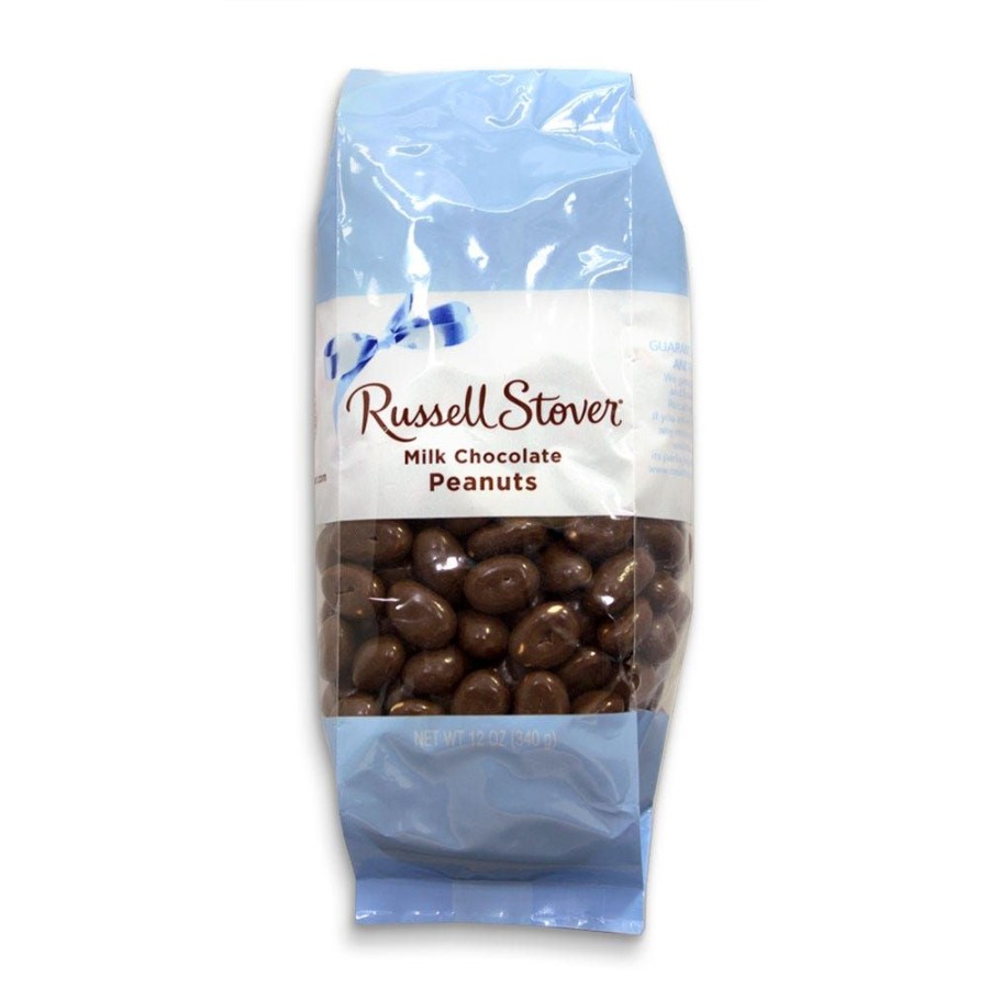 Chocolate Russell Stover | Milk Chocolate Peanuts, 12 Oz. Bag