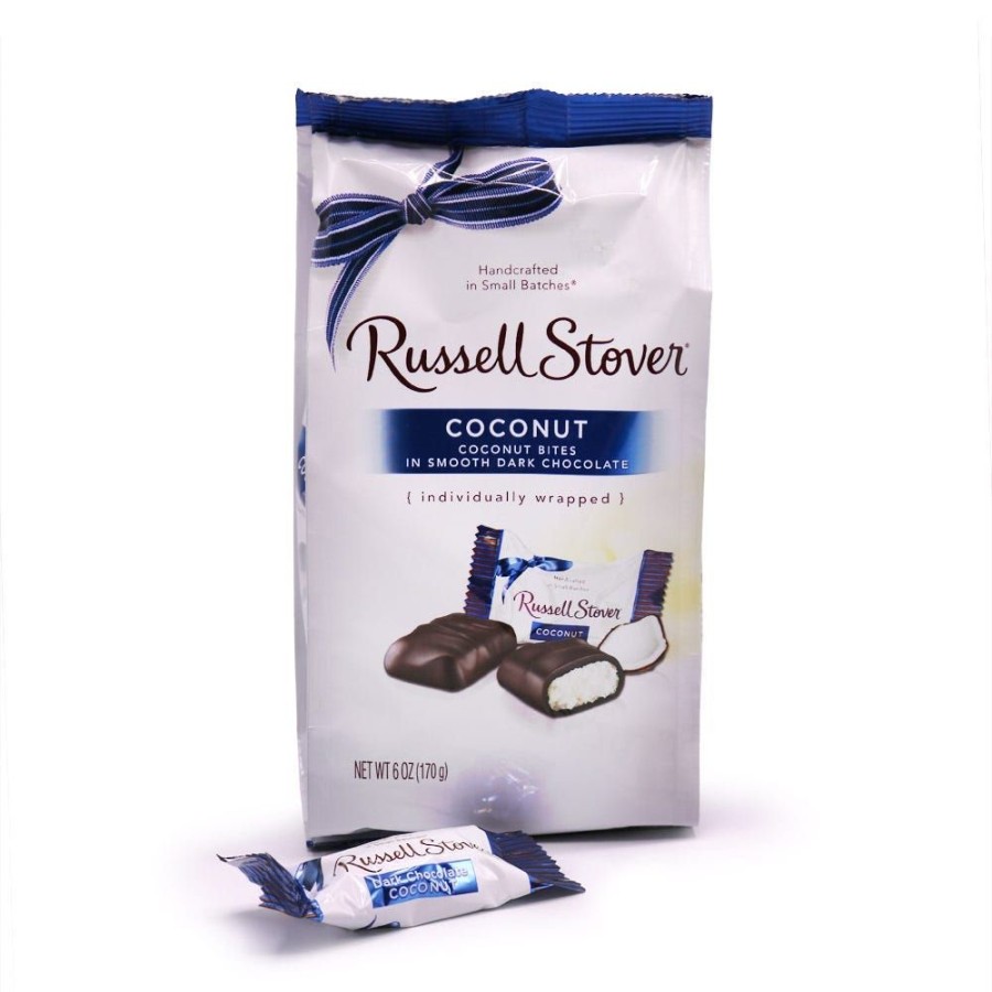 Chocolate Russell Stover | Dark Chocolate Coconut Favorites, 6 Oz. Bag