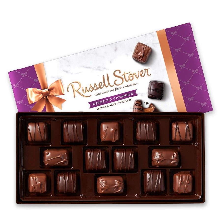 Chocolate Russell Stover | Assorted Caramels, 9 Oz. Box