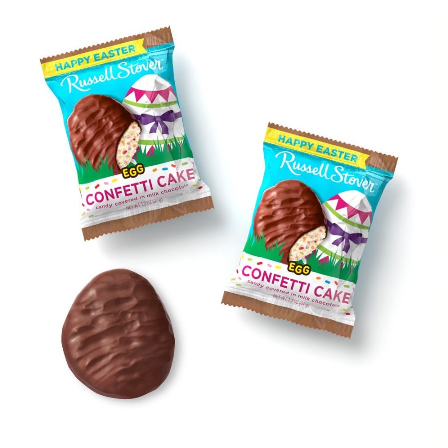 Easter Russell Stover | Milk Chocolate Confetti Egg, 1.3 Oz., Case Of 18