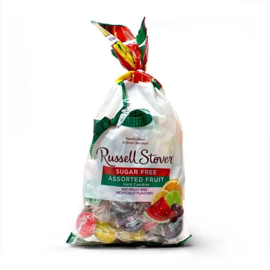 Chocolate Russell Stover | Sugar Free Assorted Fruit Hard Candies, 12 Oz. Bag