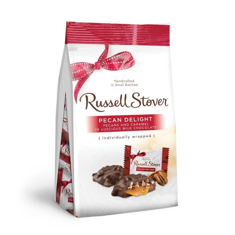 Chocolate Russell Stover | Milk Chocolate Pecan Delight Favorites, 5.4 Oz. Bag