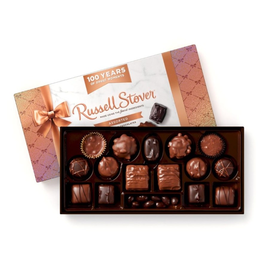 Chocolate Russell Stover | Assorted Chocolate 100Th Anniversary Box, 9.4 Oz.