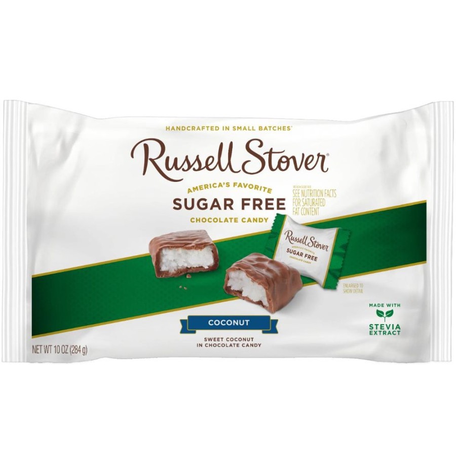 Chocolate Russell Stover | Sugar Free Coconut, 10 Oz. Bag