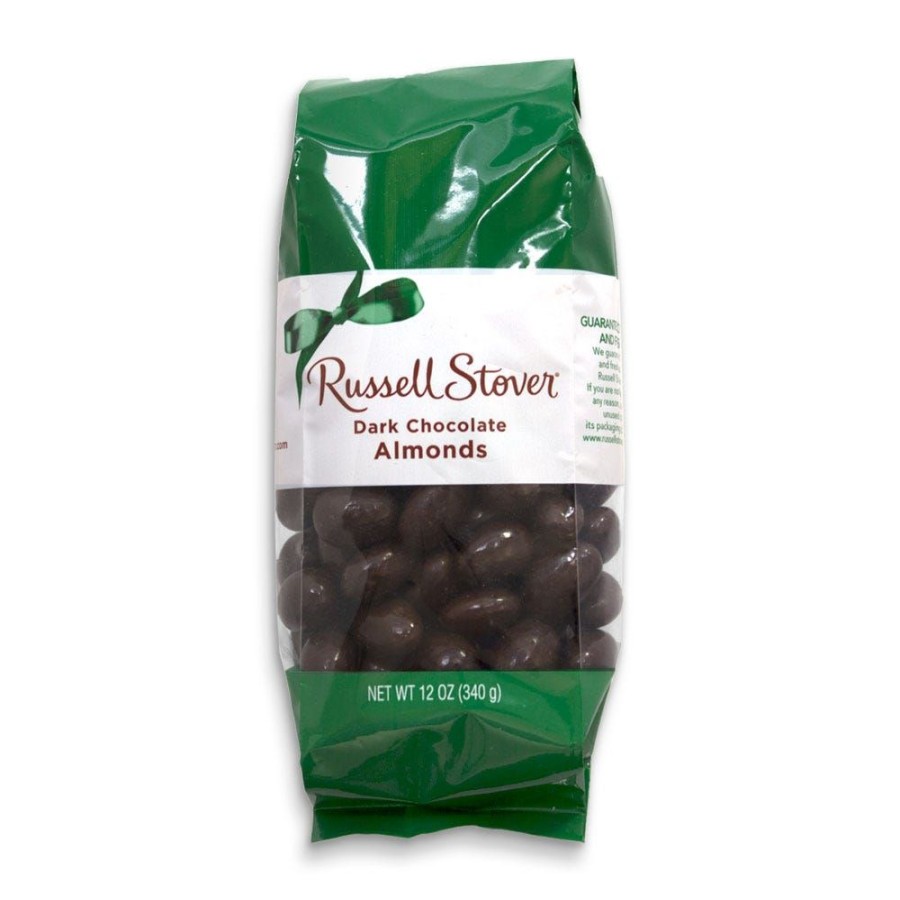 Chocolate Russell Stover | Dark Chocolate Almonds, 12 Oz. Bag