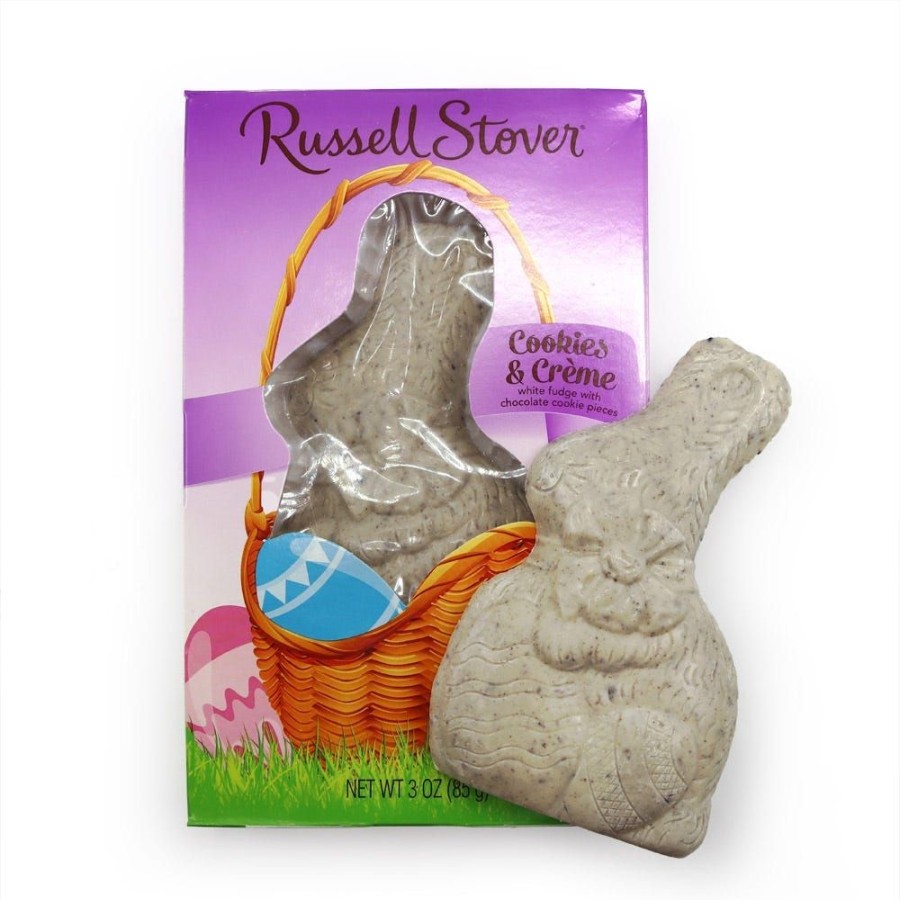 Easter Russell Stover | Cookies 'N Cream Soliid Rabbit, 3 Oz., Case Of 12