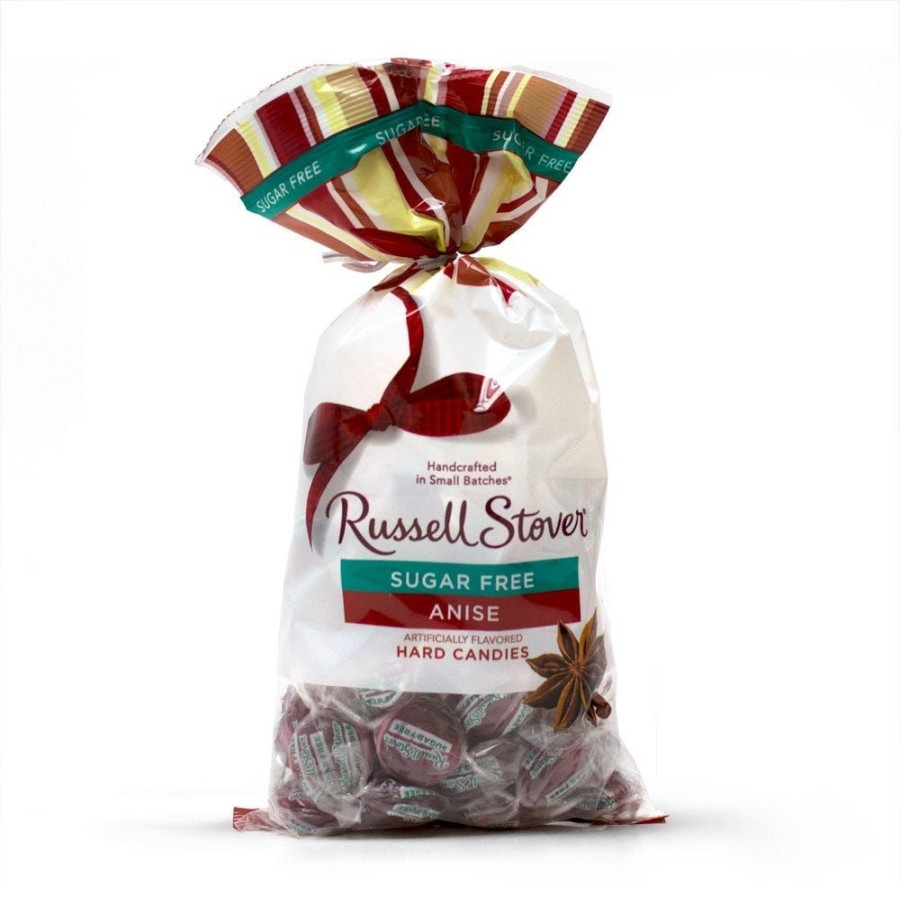 Chocolate Russell Stover | Sugar Free Anise Hard Candies, 12 Oz. Bag