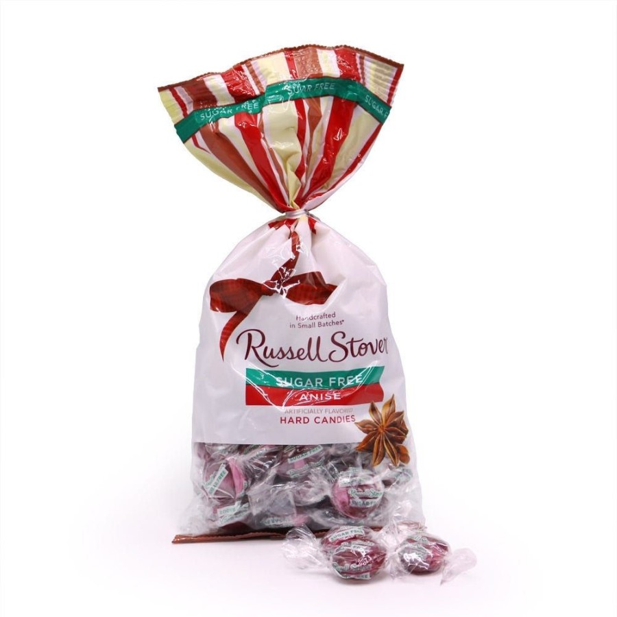 Chocolate Russell Stover | Sugar Free Anise Hard Candies, 12 Oz. Bag