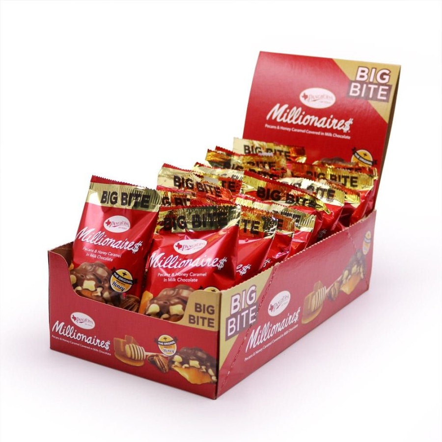 Chocolate Russell Stover | Pangburn'S Millionaires Big Bite, 2 Oz. Bars, Case Of 36