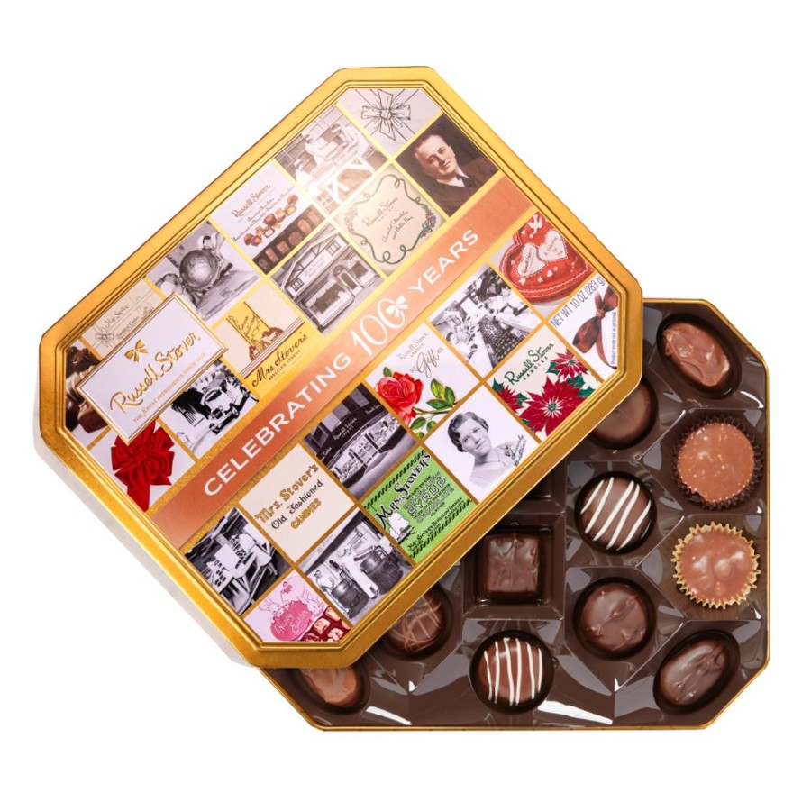 Chocolate Russell Stover | Assorted Chocolate 100Th Anniversary Tin, 10 Oz.