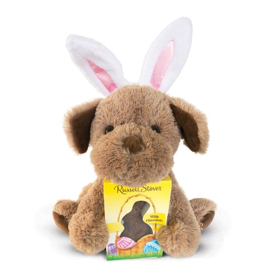 Easter Russell Stover | Solid Milk Chocolate Rabbit With Coco Plush, 1.5 Oz.