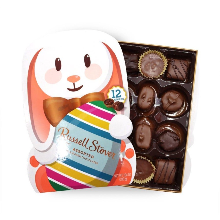 Easter Russell Stover | Assorted Chocolate Bunny Gift Box, 7.04 Oz.