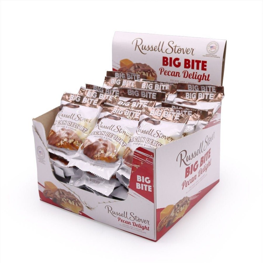 Chocolate Russell Stover | 2 Oz. Pecan Delight Big Bite, Case Of 36