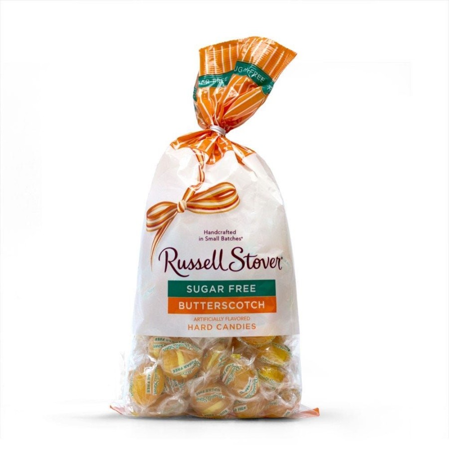 Chocolate Russell Stover | Sugar Free Butterscotch Hard Candies, 12 Oz. Bag