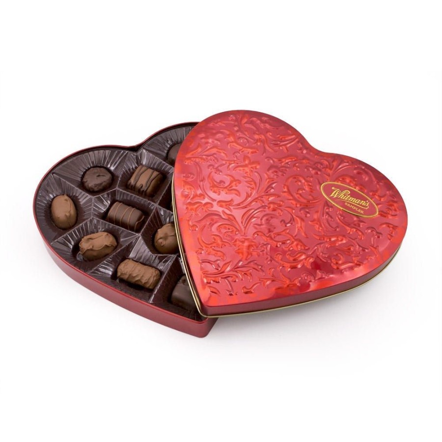 Valentines Day Russell Stover | Whitman'S Assorted Chocolates Heart Tin, 7 Oz.